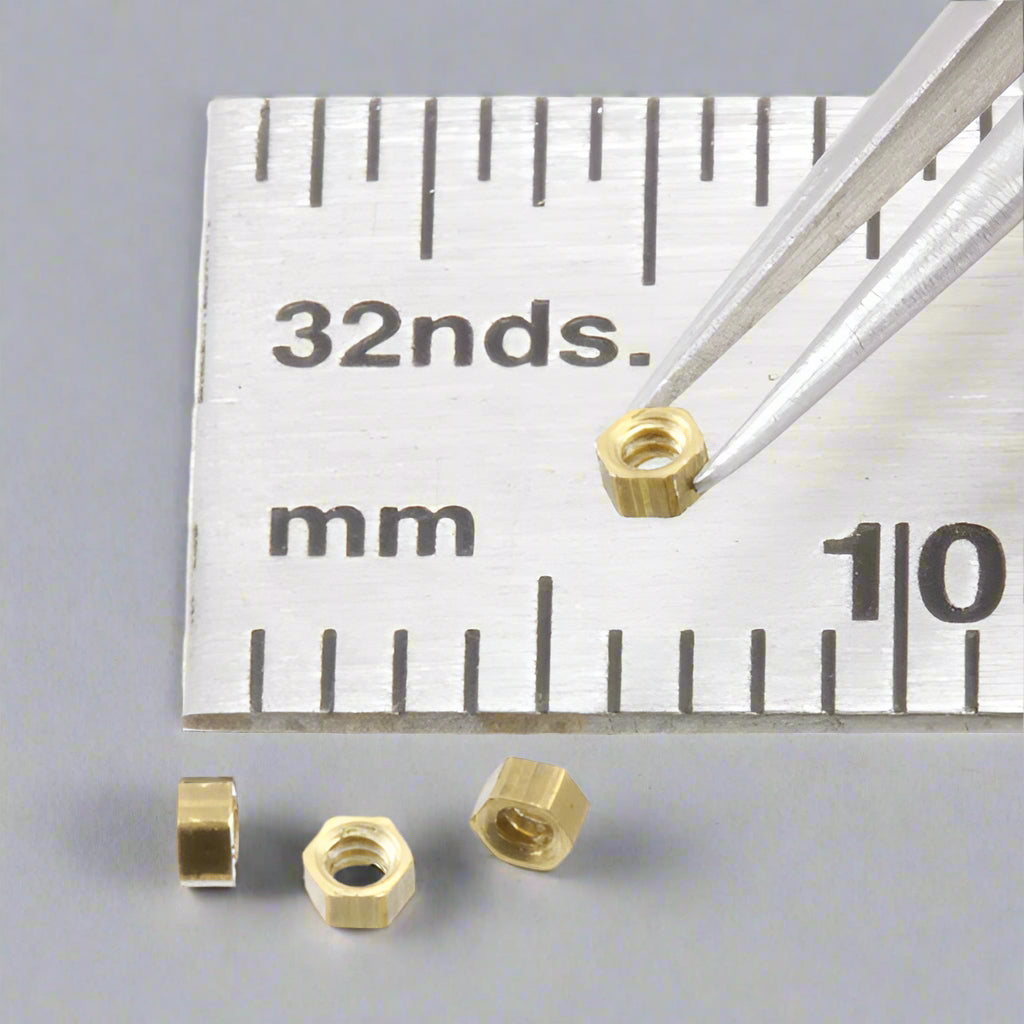 Hex Nut 1.0mm Brass