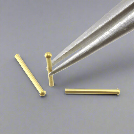Rivet  0.4mm Head Diameter Brass
