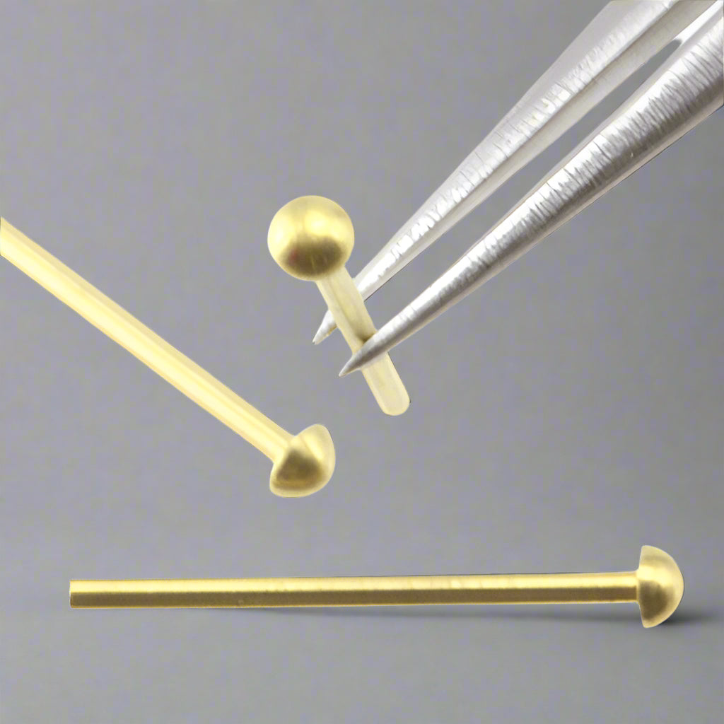 Rivet  1.2mm Head Diameter Brass